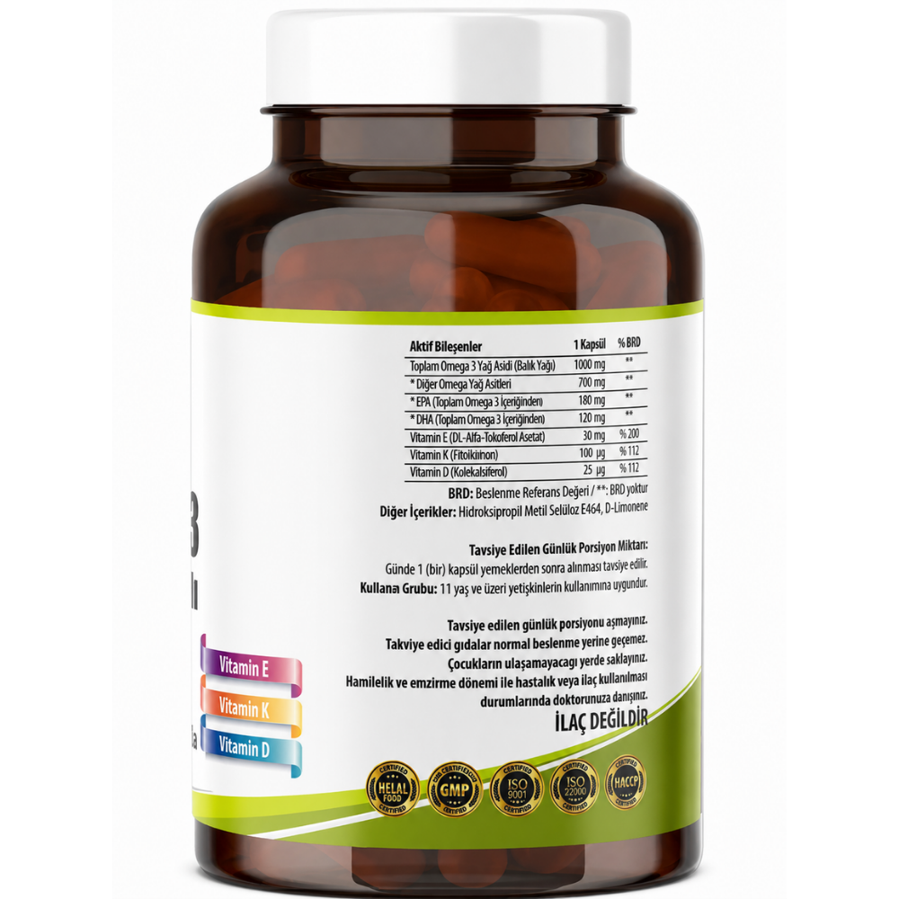 Ncs Limon Aromalı Balık Yağı 1000 Mg 60 Softgel Fiyatları - Modern Eczane
