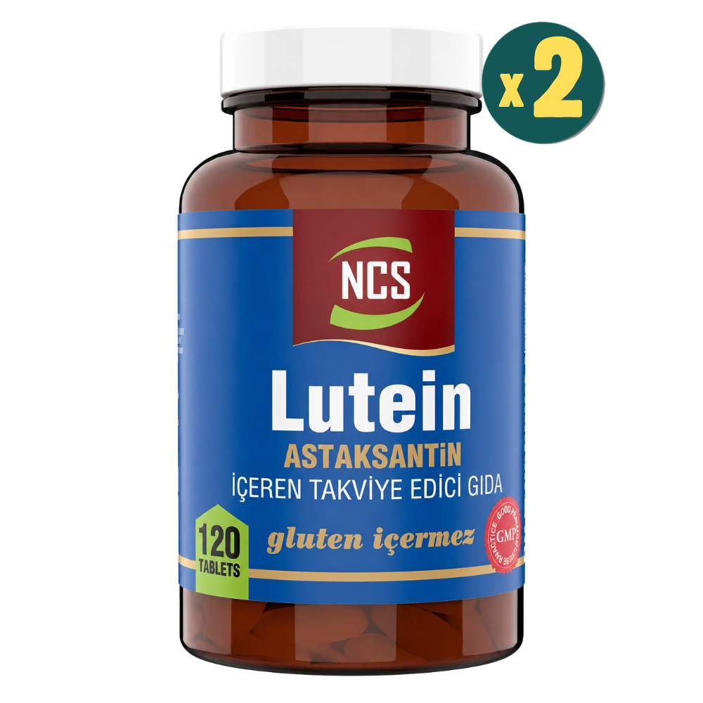 NCS Lutein 15 mg Astaksantin 12 mg 120 Tablet 2 Adet Fiyatları  - Modern Eczane