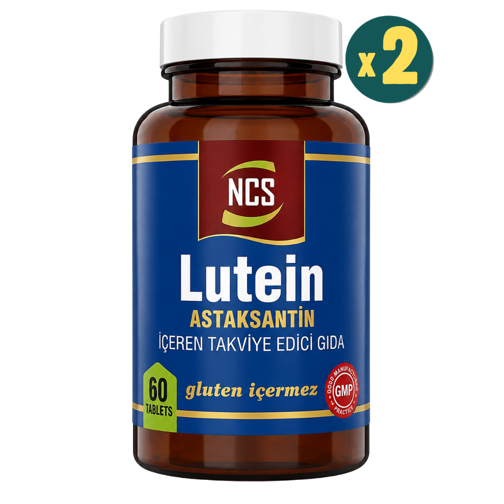 NCS Lutein 15 mg Astaksantin 12 mg 60 Tablet 2 Adet Fiyatları - Modern Eczane