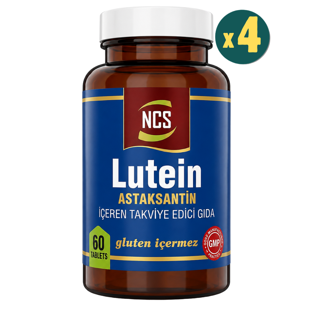 NCS Lutein 15 mg Astaksantin 12 mg 60 Tablet 4 Adet Fiyatları - Modern Eczane