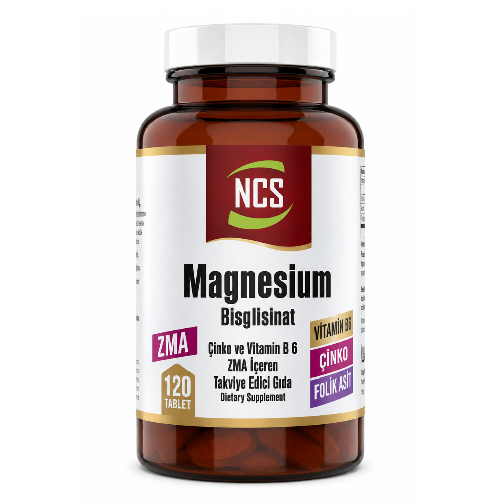 NCS ZMA Magnezyum Bisglisinat 120 Tablet Fiyatları - Modern Eczane