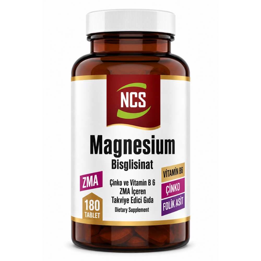 NCS Magnezyum Bisglisinat Çinko B6 Folik Asit 180 Tablet Fiyatları - Modern Eczane