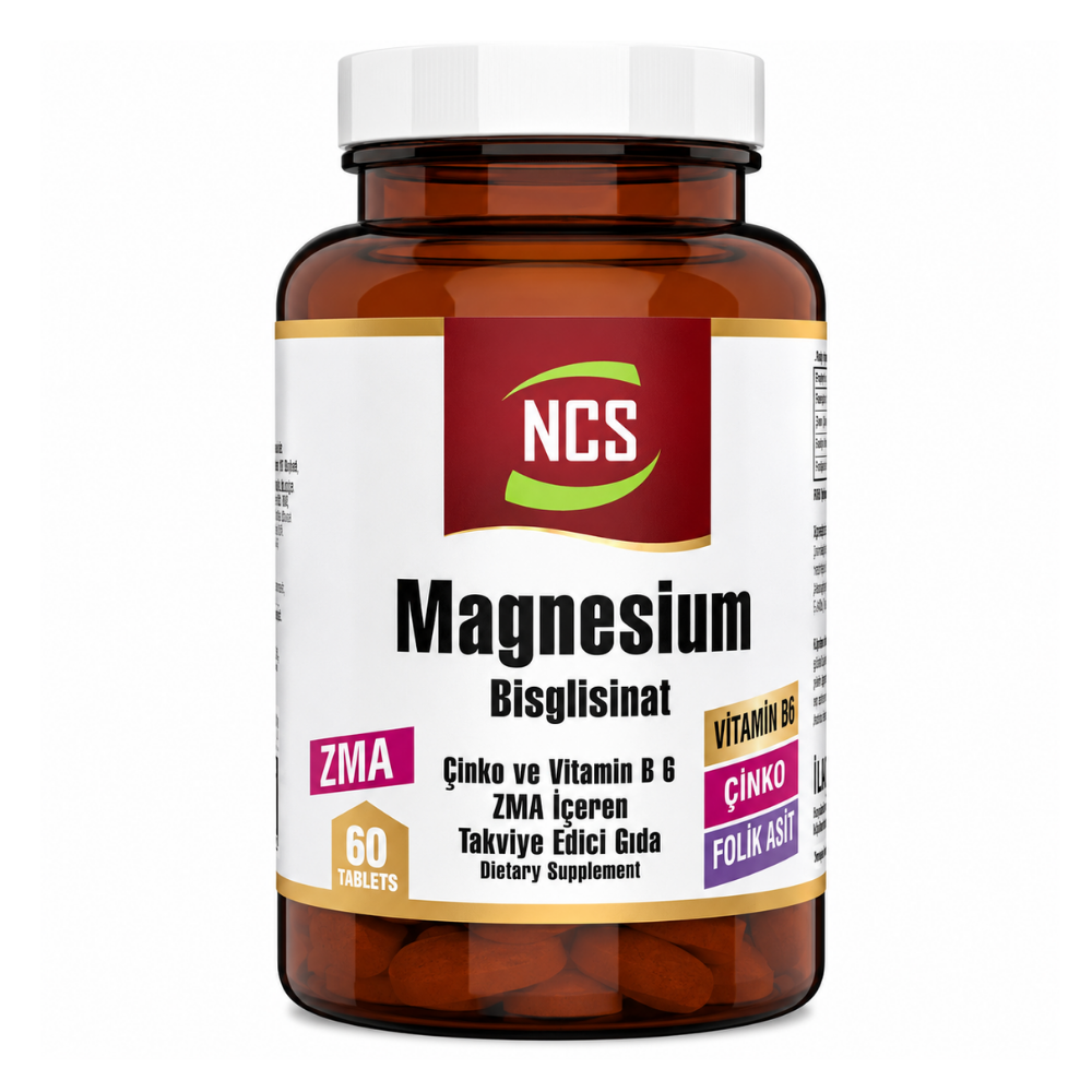 NCS ZMA Magnezyum Bisglisinat 60 Tablet Fiyatları - Modern Eczane