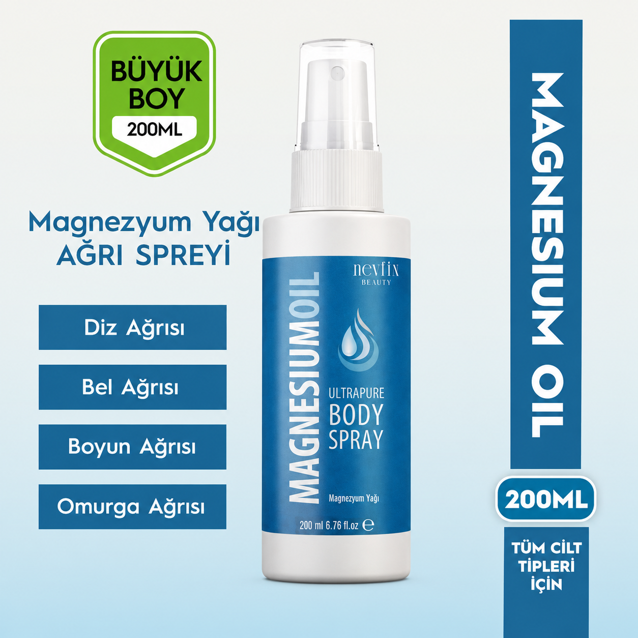 Nevfix Beauty Magnezyum Yağı 200 ml Fiyatları -  Modern Eczane