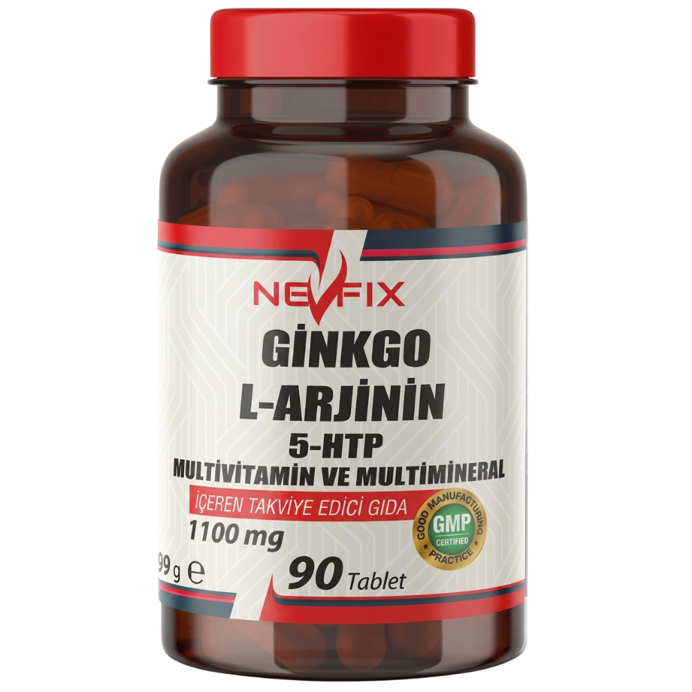 Nevfix Ginkgo L-Arjinin 5 Htp Multivitamin Ve Multimineral Fiyatları - Modern Eczane