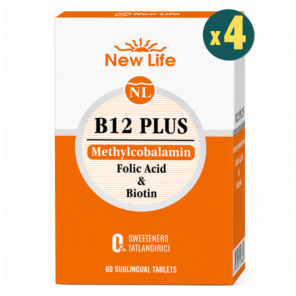 New Life B12 Plus Methylcobalamin 60 Tablet 4 Adet Fiyatları - Modern Eczane