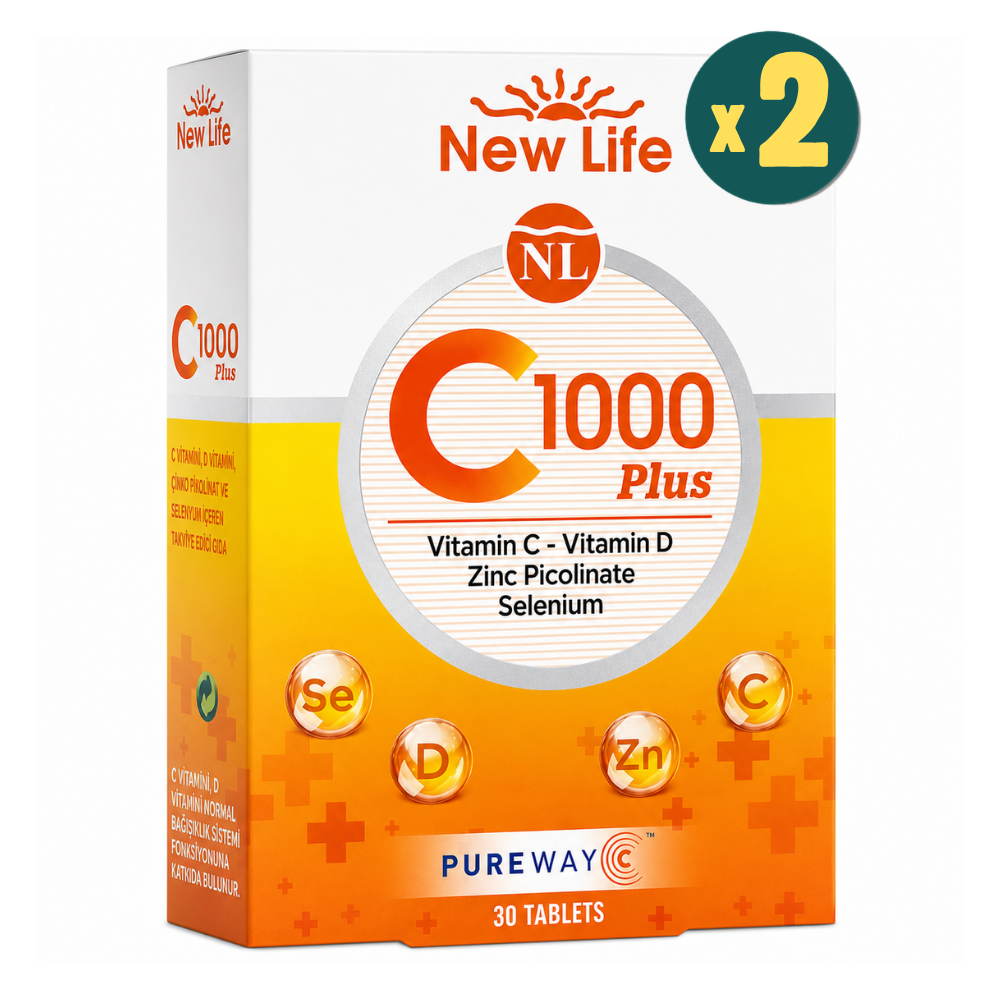 New Life C 1000 Plus 30 Tablet 2 Adet Fiyatları - Modern Eczane