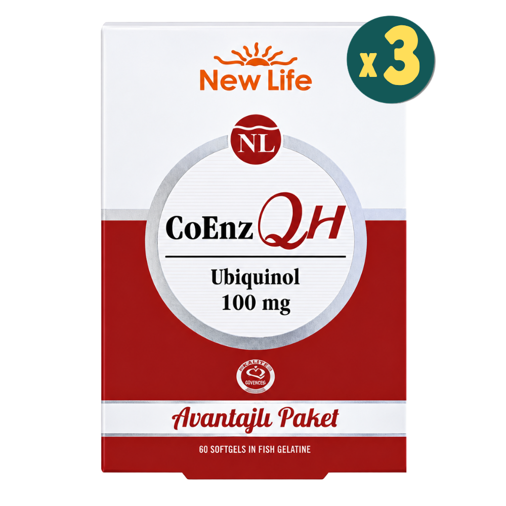 New Life CoenzQH 60 Softjel 3 Adet Fiyatları - Modern Eczane