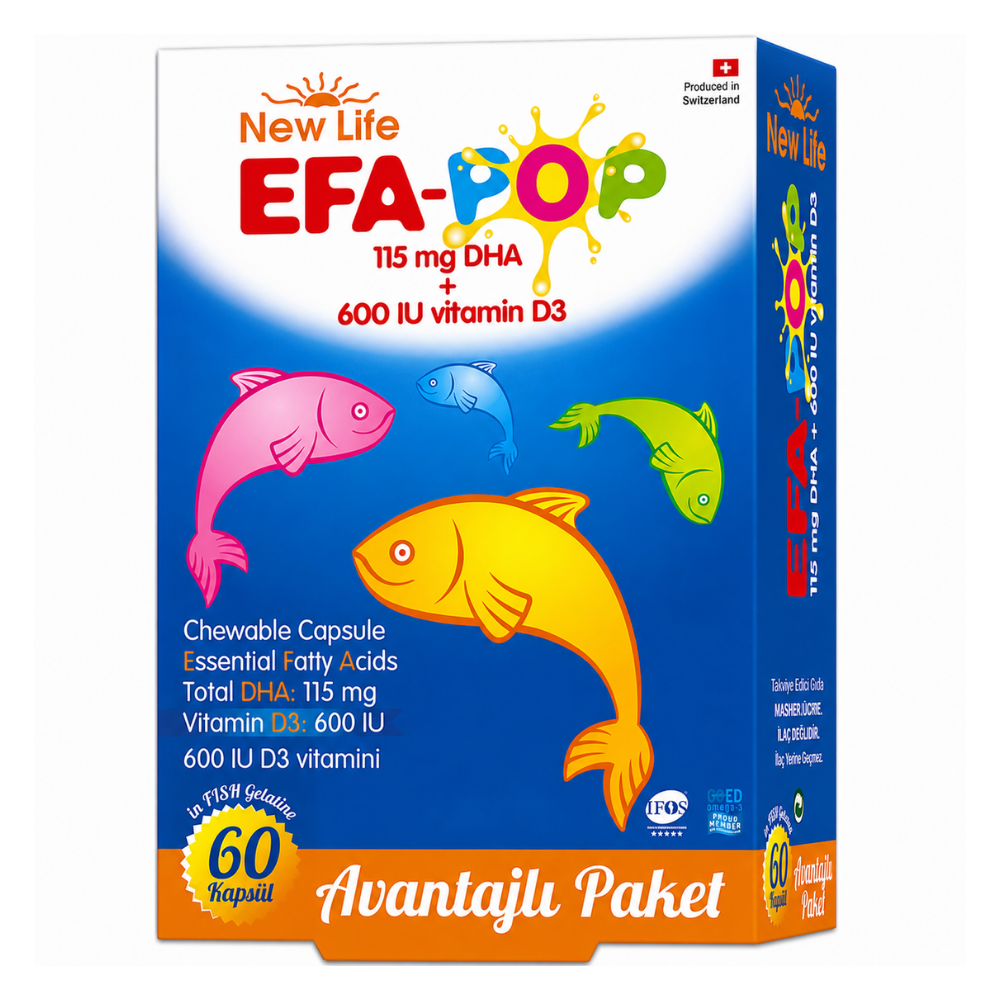 New Life EFA Pop 60 Kapsül Fiyatları - Modern Eczane