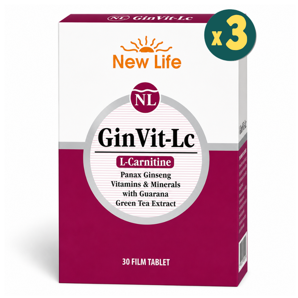 New Life GinVit-LC 30 Film Tablet 3 Adet Fiyatları - Modern Eczane