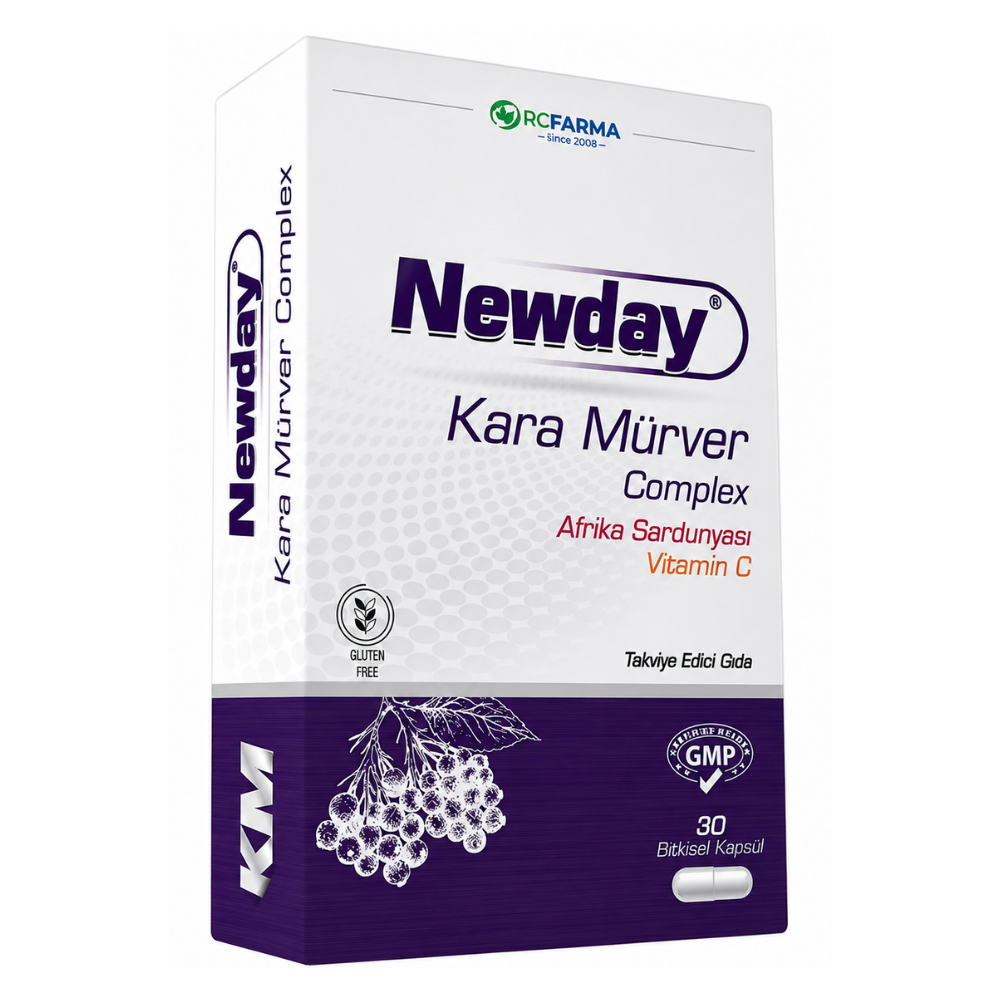 Newday Kara Mürver Complex 30 Kapsül Fiyatları - Modern Eczane
