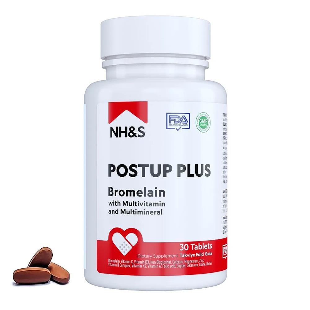 NH&S Postup Plus Bromelain 600 mg 30 Tablet Fiyatları - Modern Eczane
