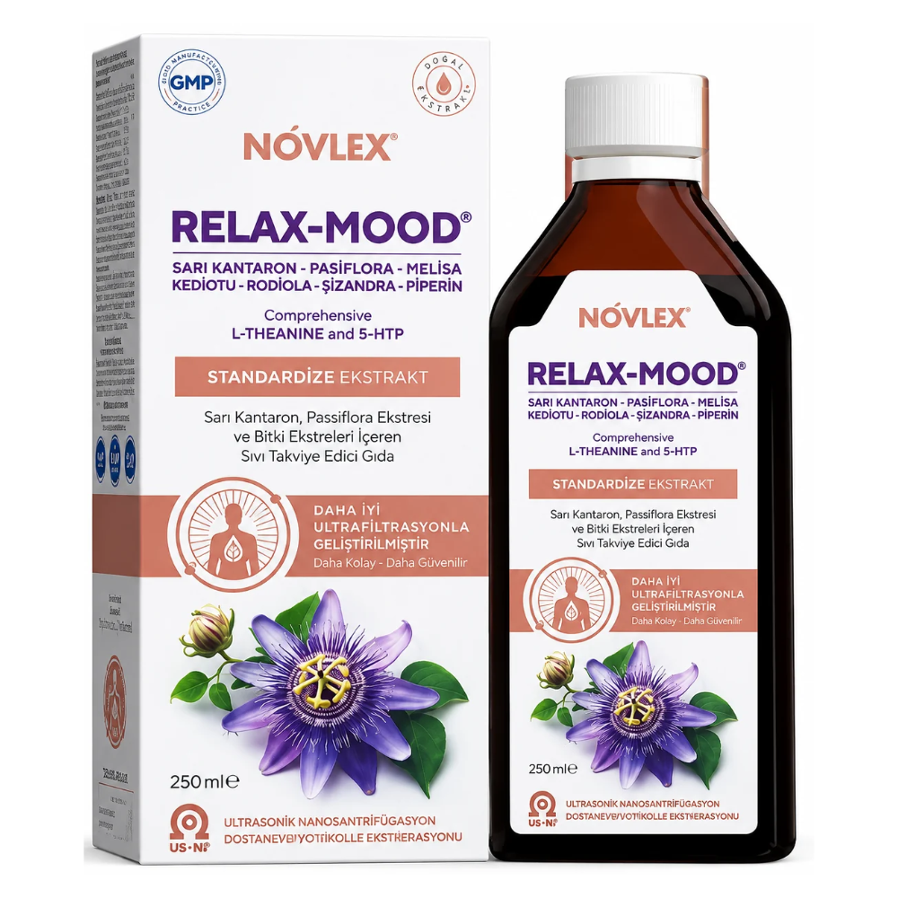 Novlex Relax Mood Sarı Kantaron ve Passiflora 250 ml Fiyatları - Modern Eczane