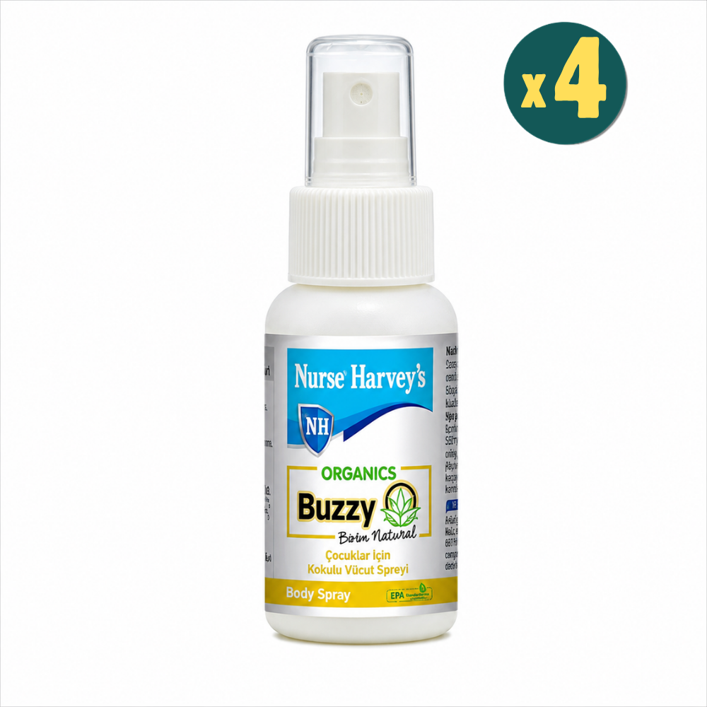 Nurse Harveys Organic Body Sprey 50ml 4 Adet Fiyatları - Modern Eczane