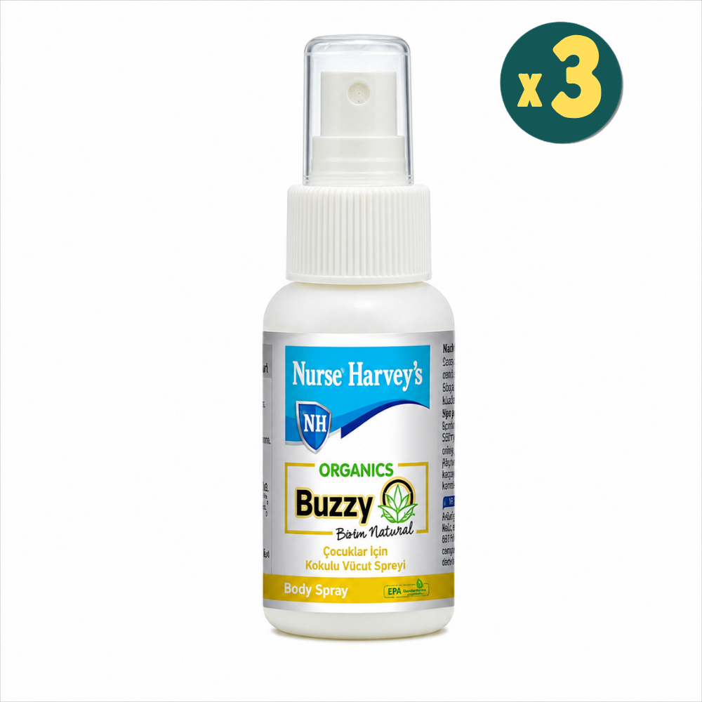 Nurse Harveys Organic Body Sprey 50ml 3 Adet Fiyatları - Modern Eczane