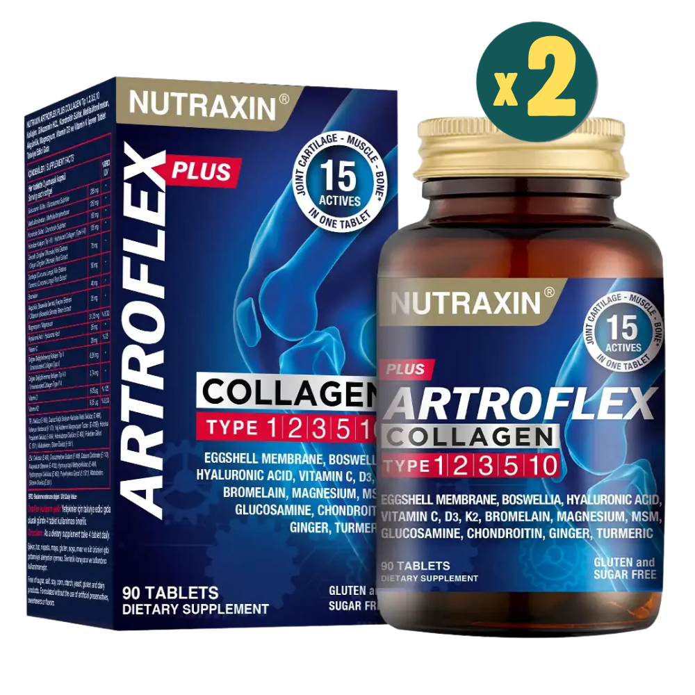 Nutraxin Artroflex Plus Collagen 90 Tablet 2 Adet Fiyatları - Modern Eczane