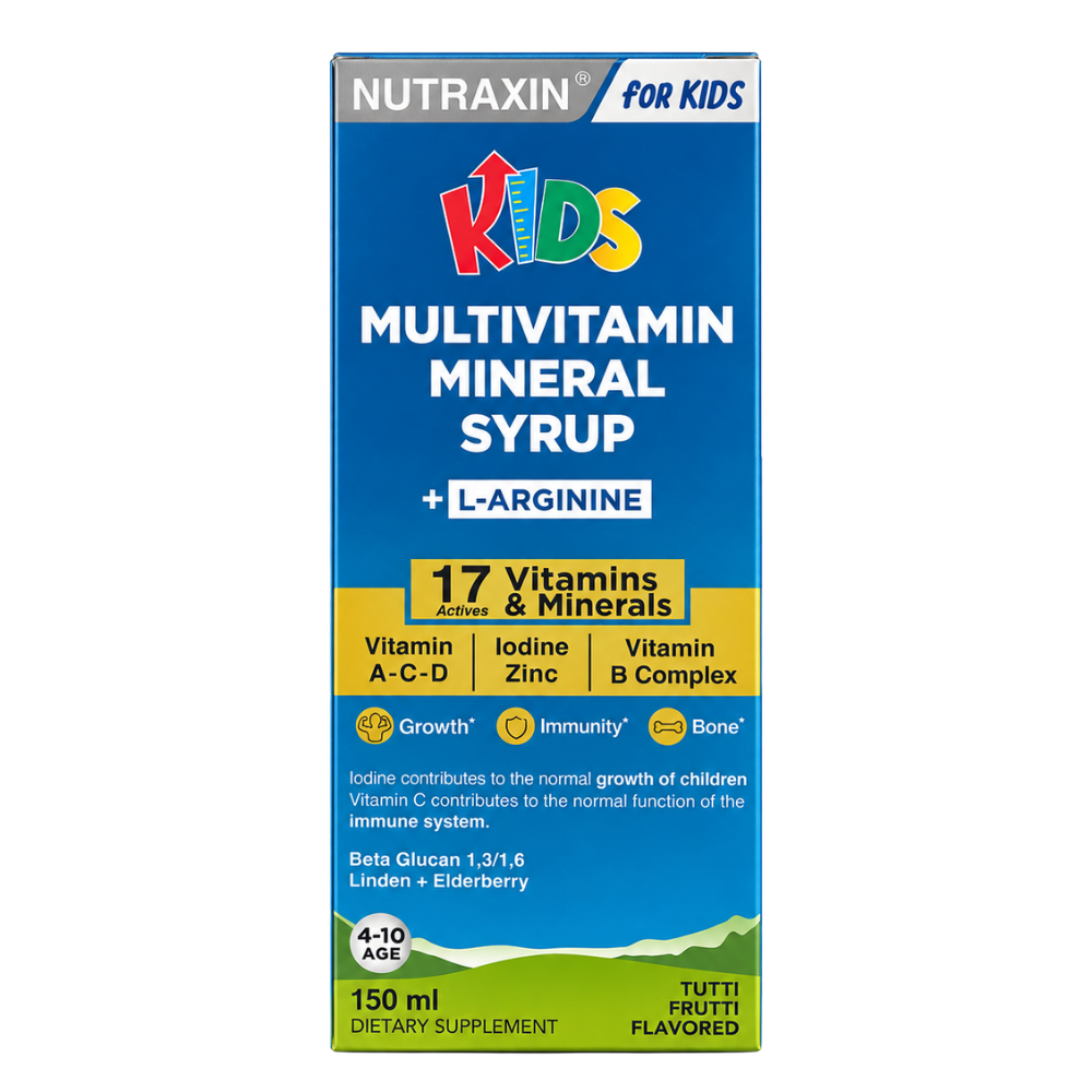 Nutraxin Kids Multivitamin Mineral Şurup 150 ml Fiyatları - Modern Eczane
