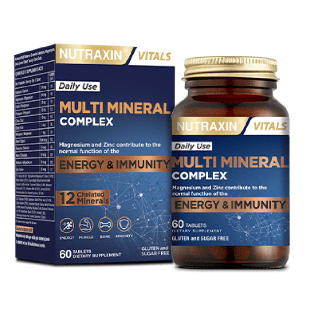 Nutraxin Multi Mineral Complex 60 Tablet Fiyatları - Modern Eczane