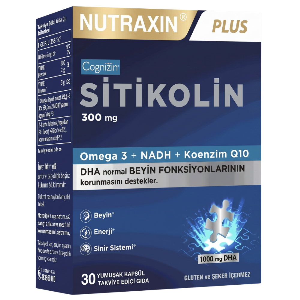 Nutraxin Sitikolin 30 Kapsül Fiyatları - Modern Eczane
