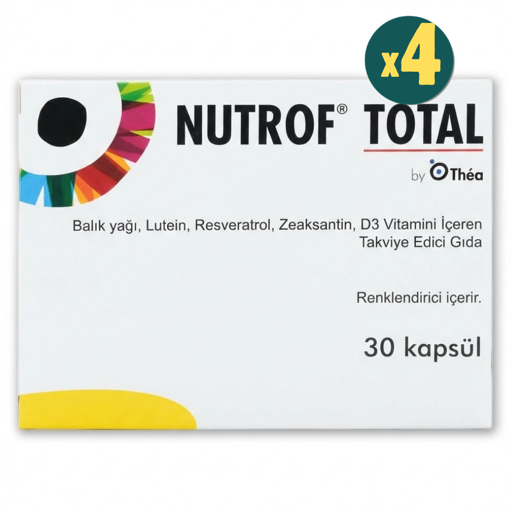 Nutrof Total 30 Kapsül 4 Adet Fiyatları - Modern Eczane