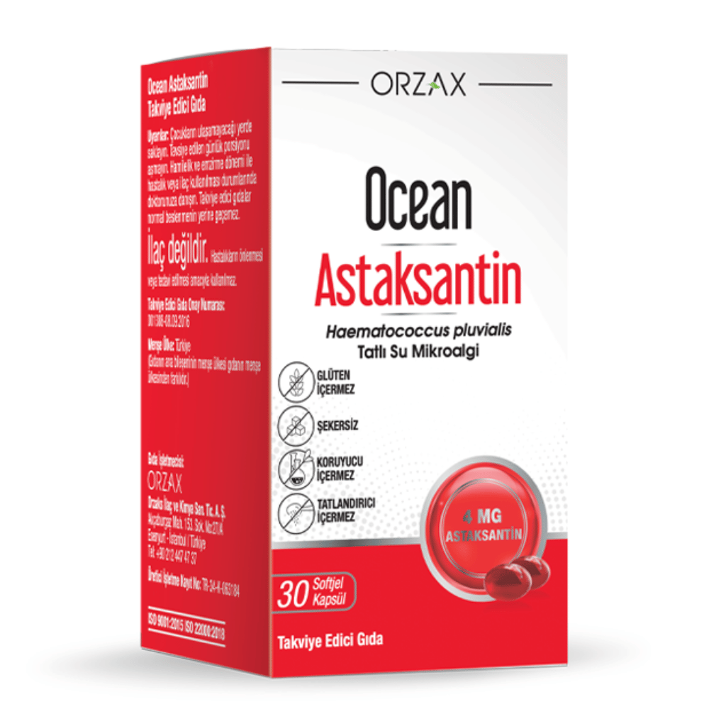 Ocean Astaksantin 30 Kapsül Fiyatları - Modern Eczane