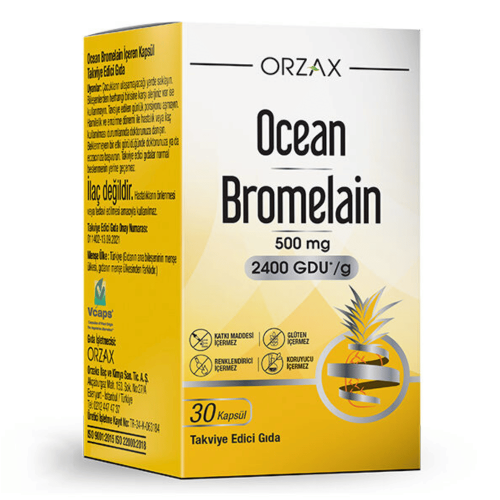 Ocean Bromelain 30 Kapsül Fiyatları - Modern Eczane