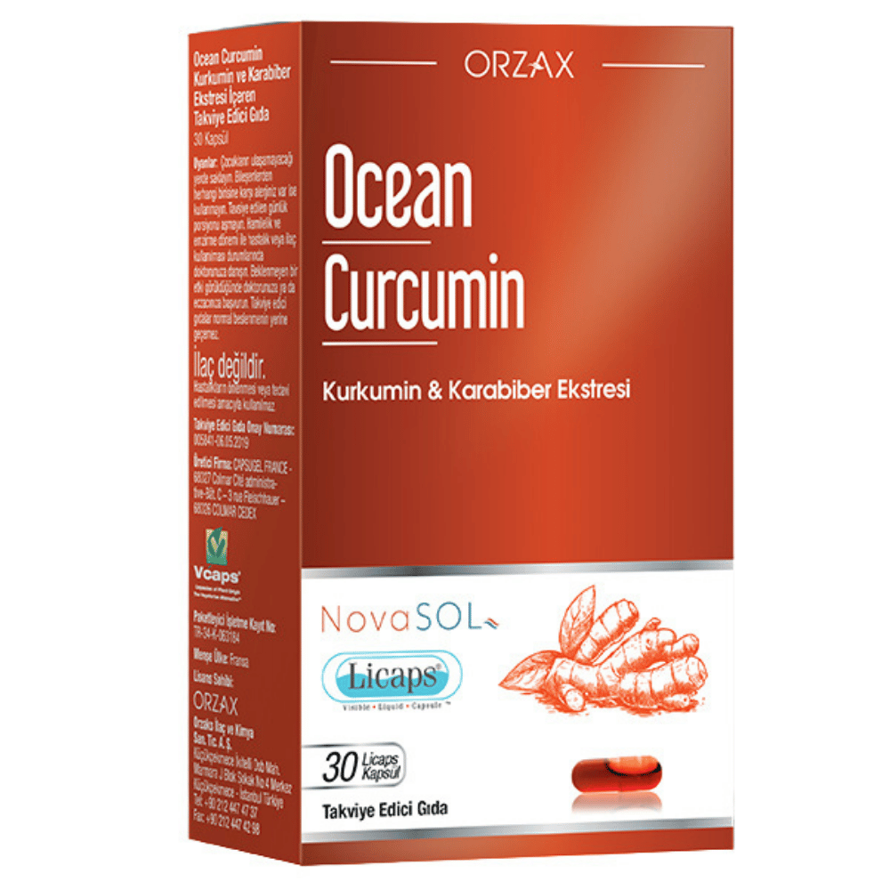 Ocean Curcumin 30 Kapsül Fiyatları - Modern Eczane