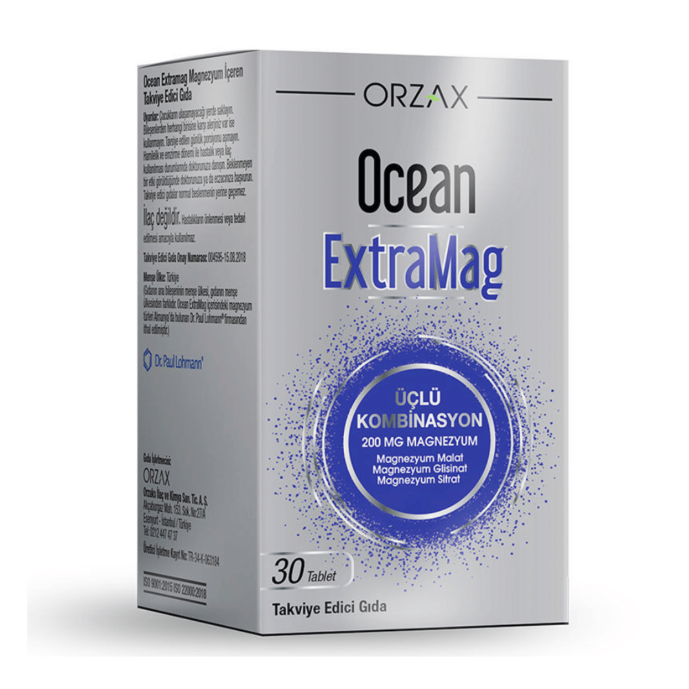 Ocean ExtraMag 30 Tablet Fiyatları - Modern Eczane