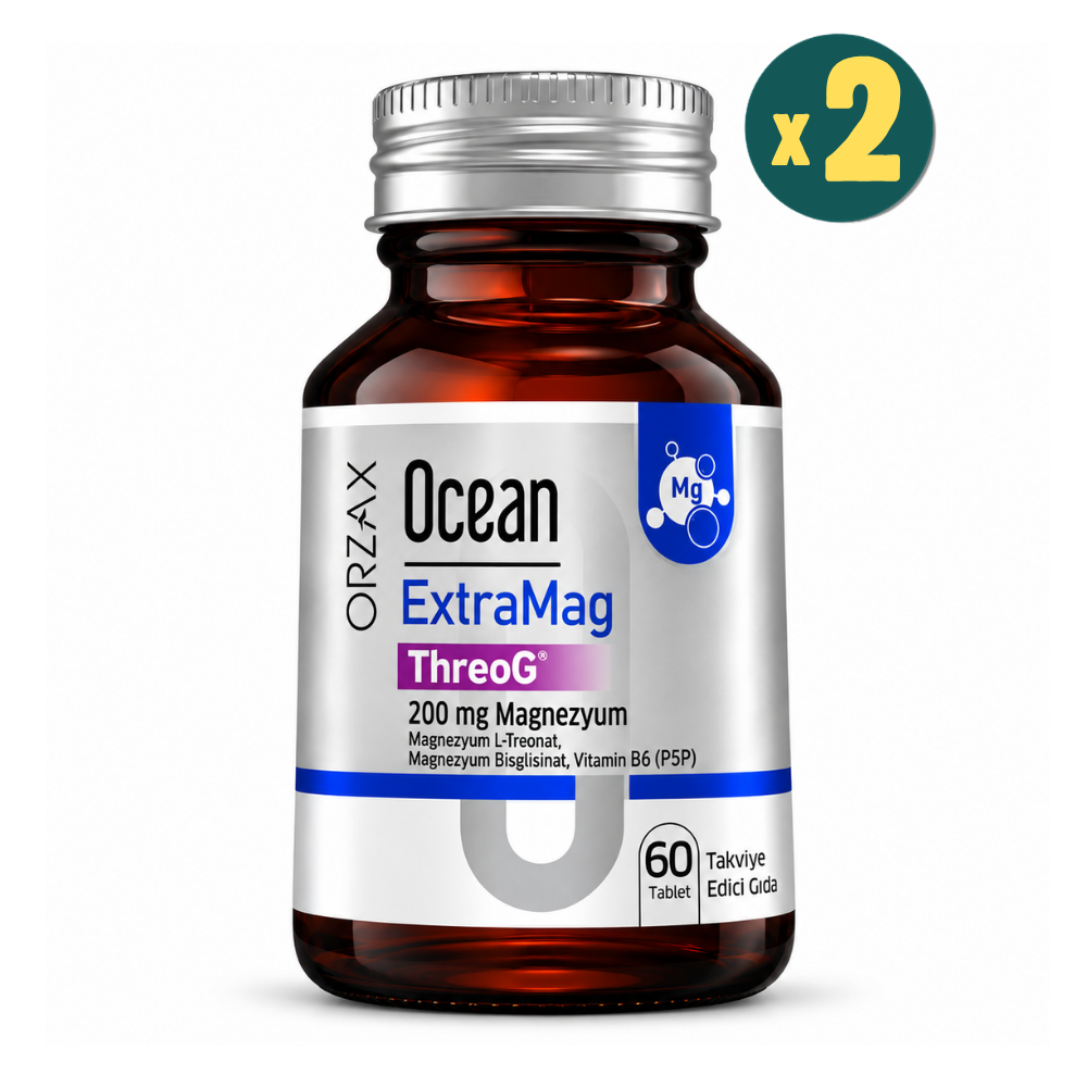 Ocean ExtraMag ThreoG Magnezyum 60 Tablet 2 Adet Fiyatları - Modern Eczane