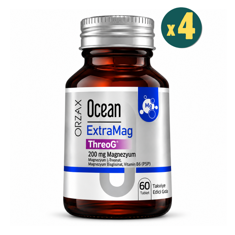 Ocean ExtraMag ThreoG Magnezyum 60 Tablet 4 Adet Fiyatları - Modern Eczane