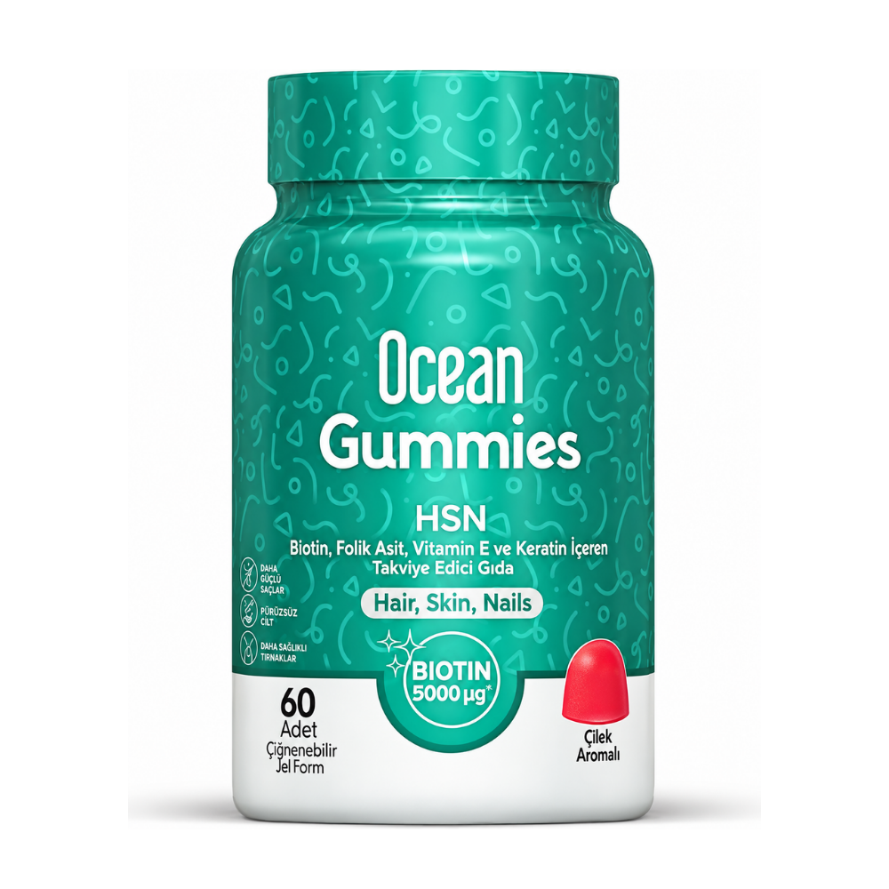 Ocean Gummies HSN 60 Jel Form Fiyatları - Modern Eczane