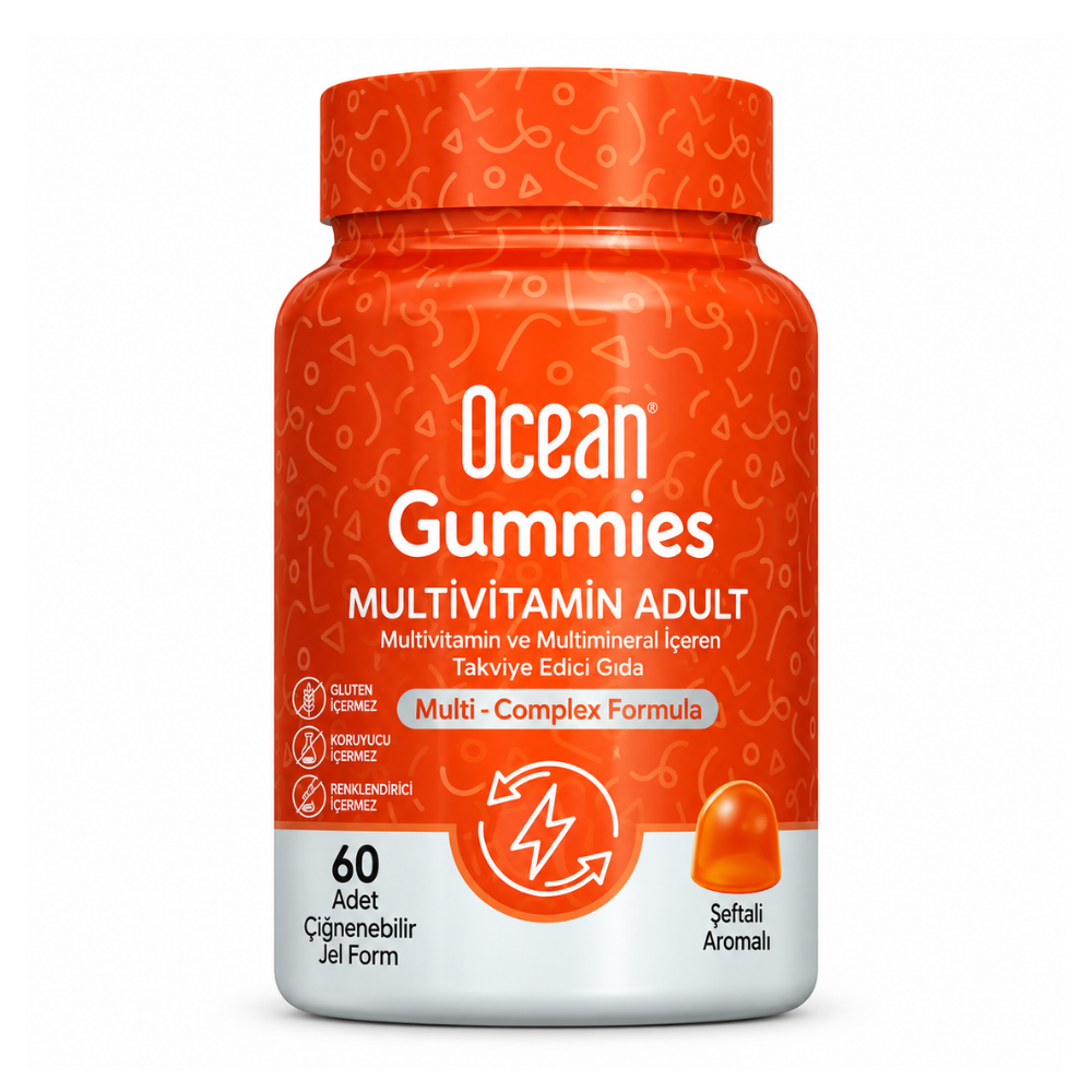 Ocean Gummies Multivitamin Adult 60 Jel Fiyatları - Modern Eczane