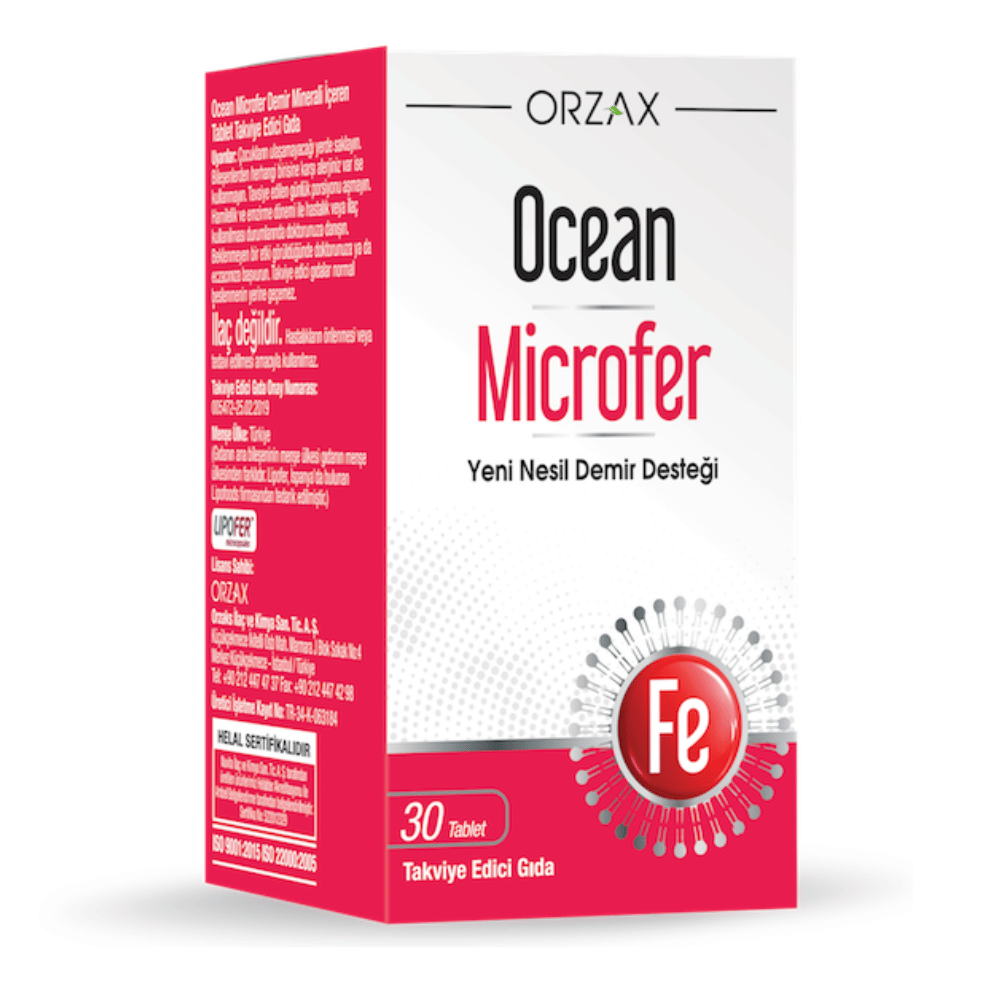 Ocean Microfer 30 Tablet Fiyatları - Modern Eczane