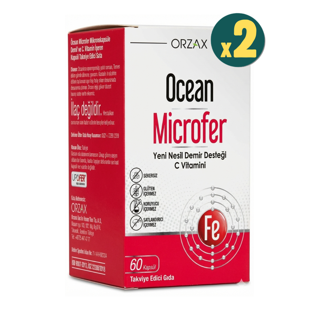 Ocean Microfer 60 Kapsül 2 Adet Fiyatları - Modern Eczane