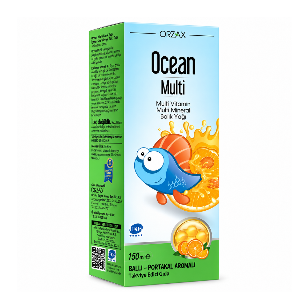 Ocean Multi Ballı Portakal 150 ml Fiyatları - Modern Eczane