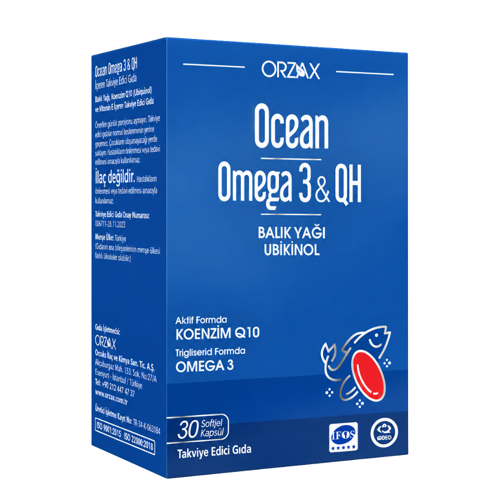 Ocean Omega 3 & QH 30 Yumuşak Kapsül Fiyatları - Modern Eczane