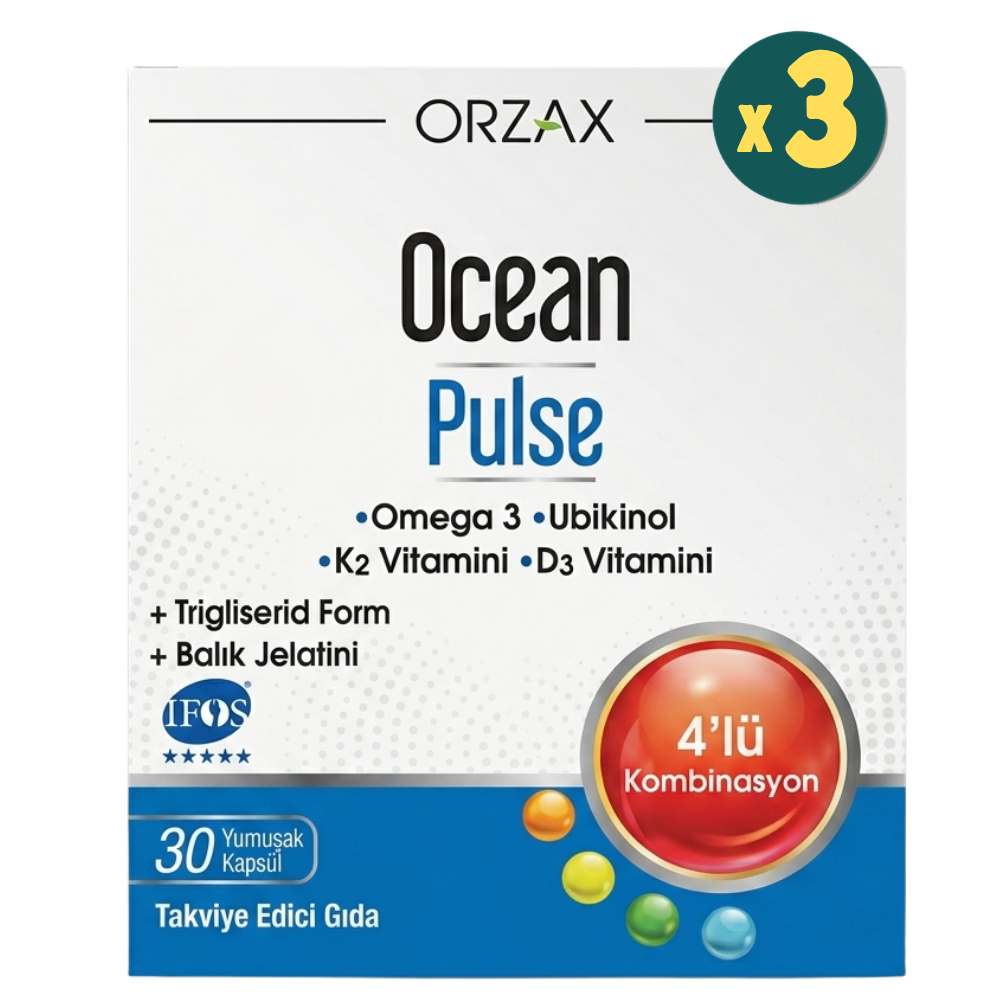 Ocean Pulse 30 Kapsül 3 Adet Fiyatları - Modern Eczane