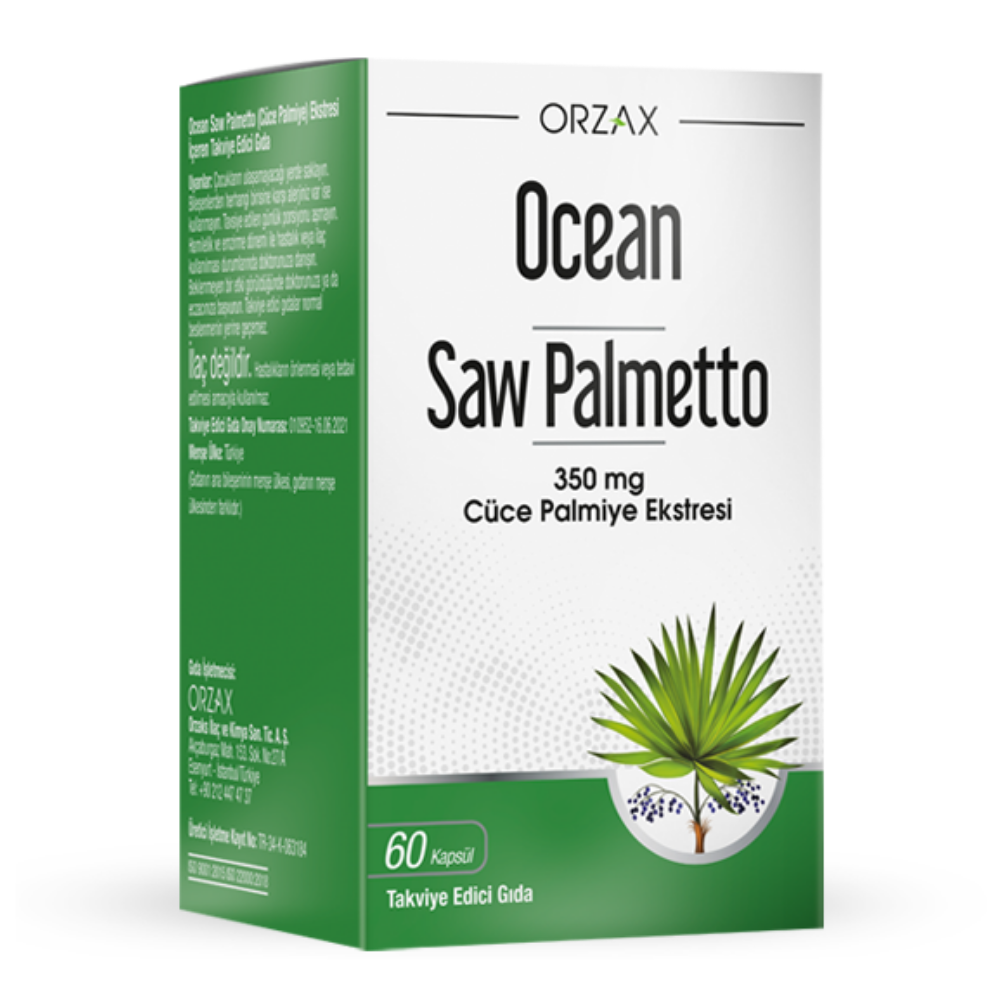 Ocean Saw Palmetto 350 mg 60 Kapsül Fiyatları - Modern Eczane