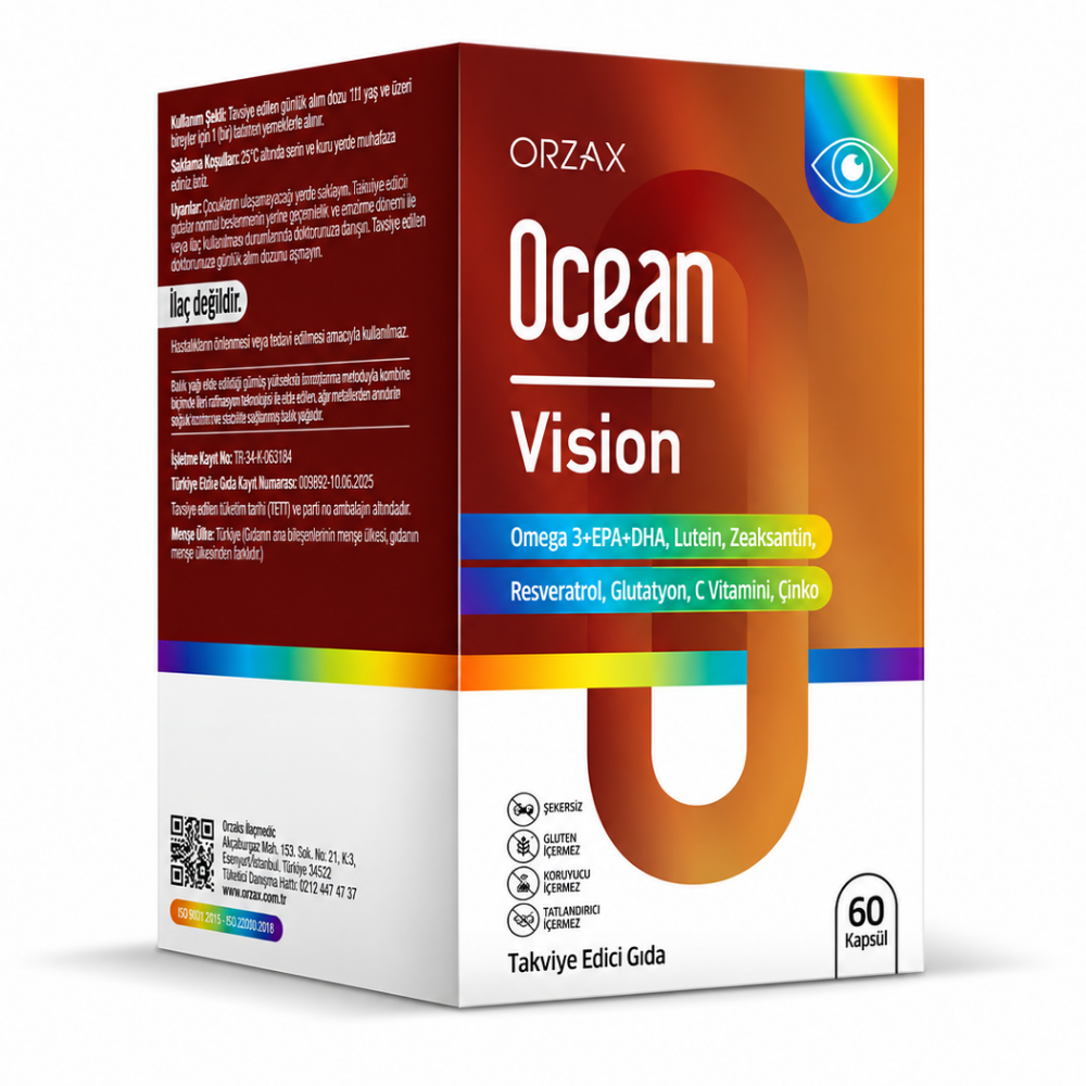 Ocean Vision 60 Kapsül Fiyatları - Modern Eczane
