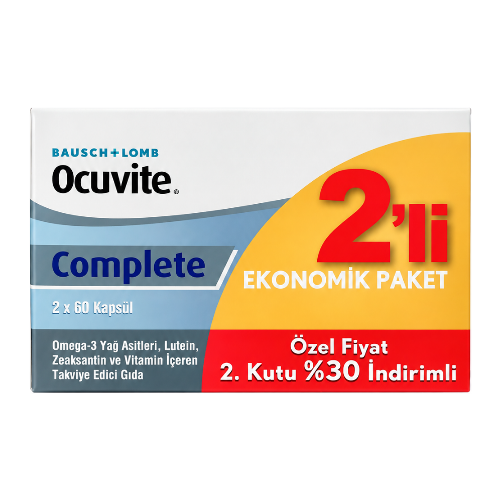 Ocuvite Complete 60 kapsül Fiyatları - Modern Eczane