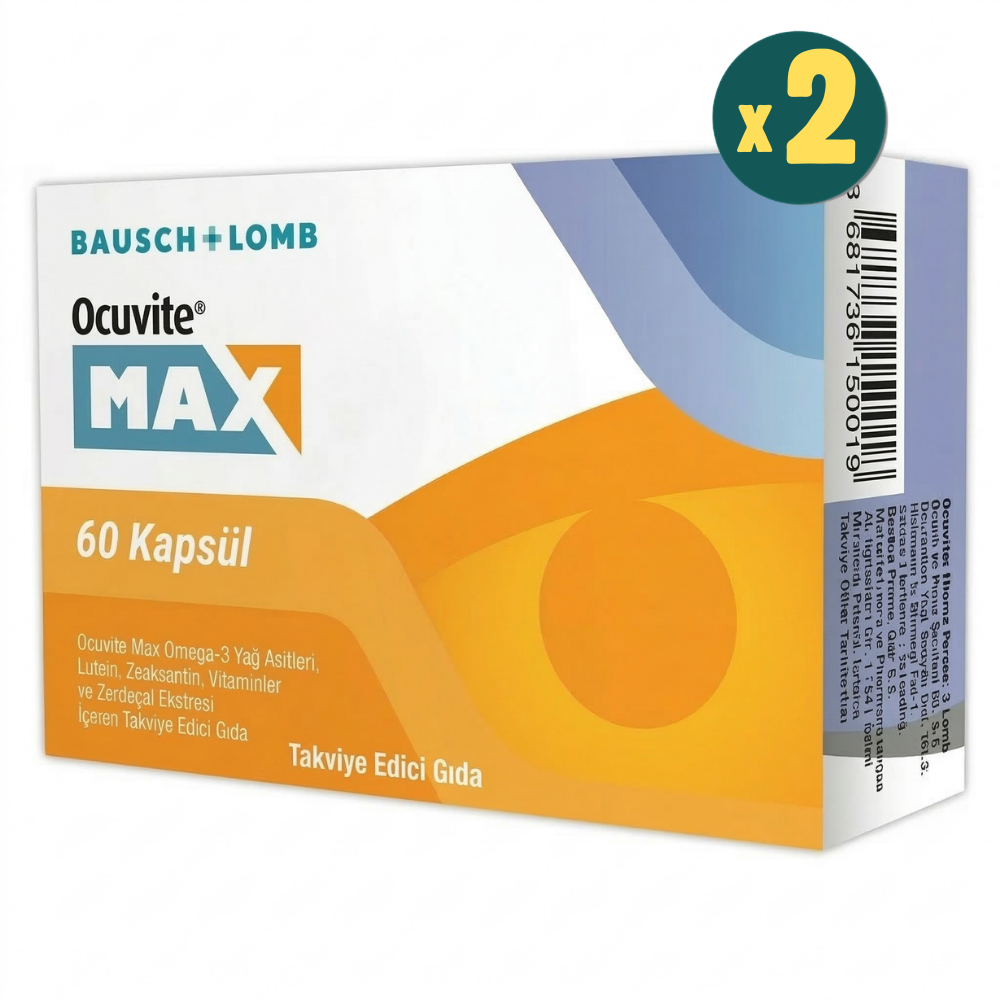 Ocuvite Max 60 Kapsül 2 Adet Fiyatları - Modern Eczane
