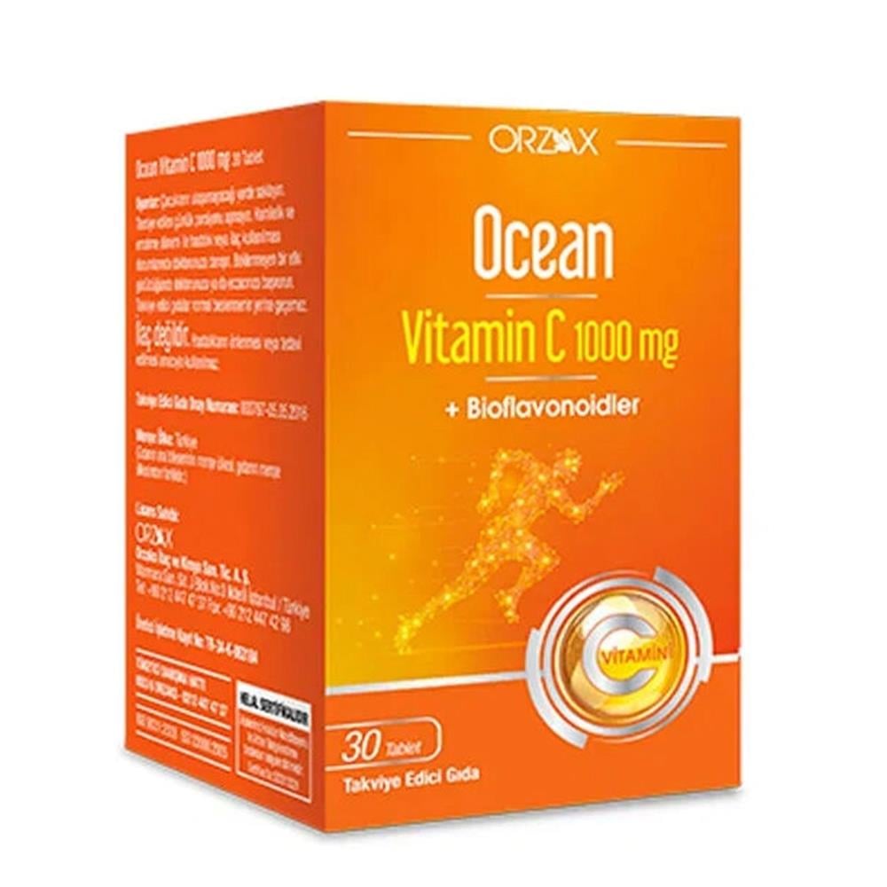 Orzax Ocean Vitamin C 30 Tablet Fiyatları - Modern Eczane