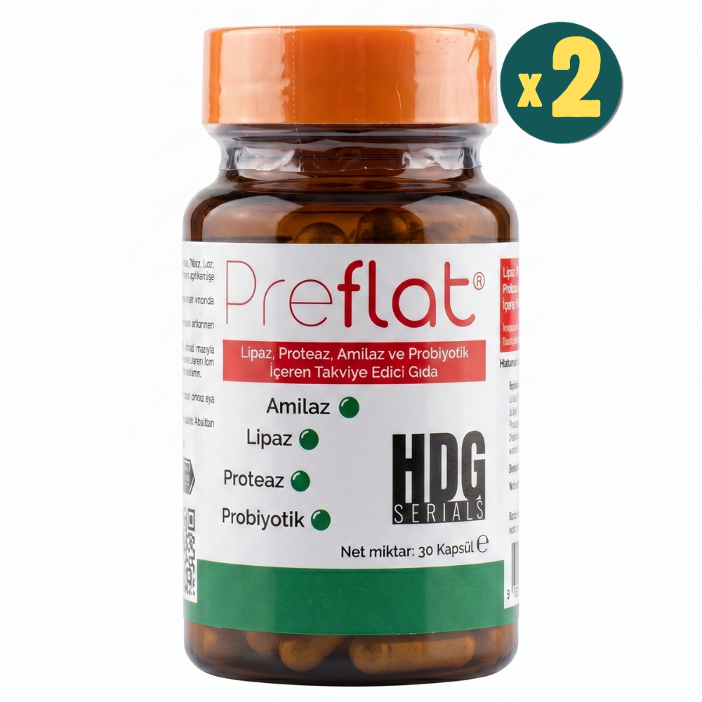 Preflat 30 Kapsül 2 Adet Fiyatları - Modern Eczane