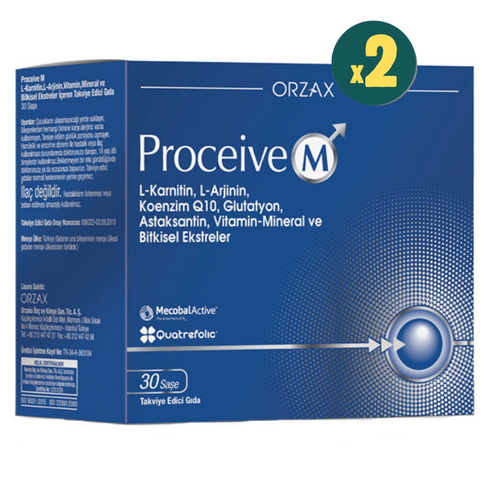 Proceive M 30 Saşe 2 Adet Fiyatları - Modern Eczane