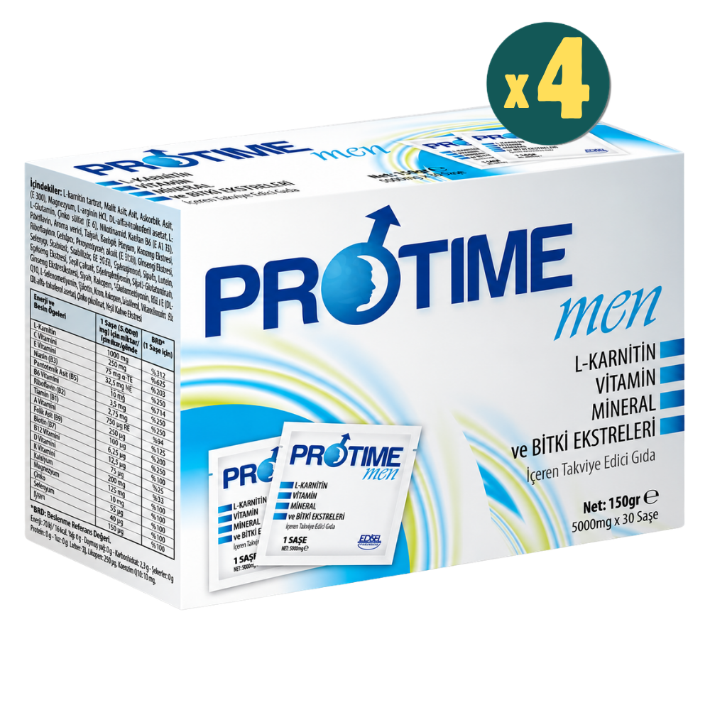 Protime Men 30 Saşe 4 Adet Fiyatları - Modern Eczane