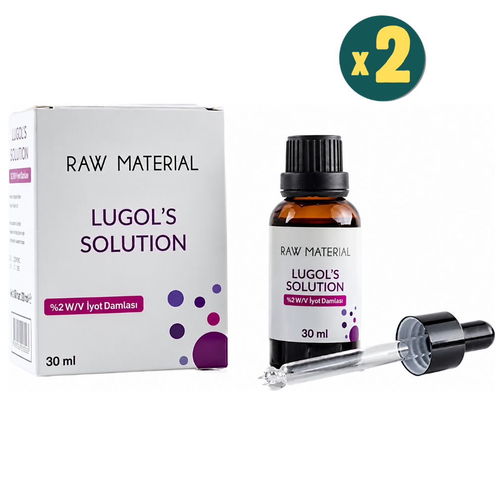 Raw Material Lugol Çözeltisi %2 30 ml 2 Adet Fiyatları - Modern Eczane