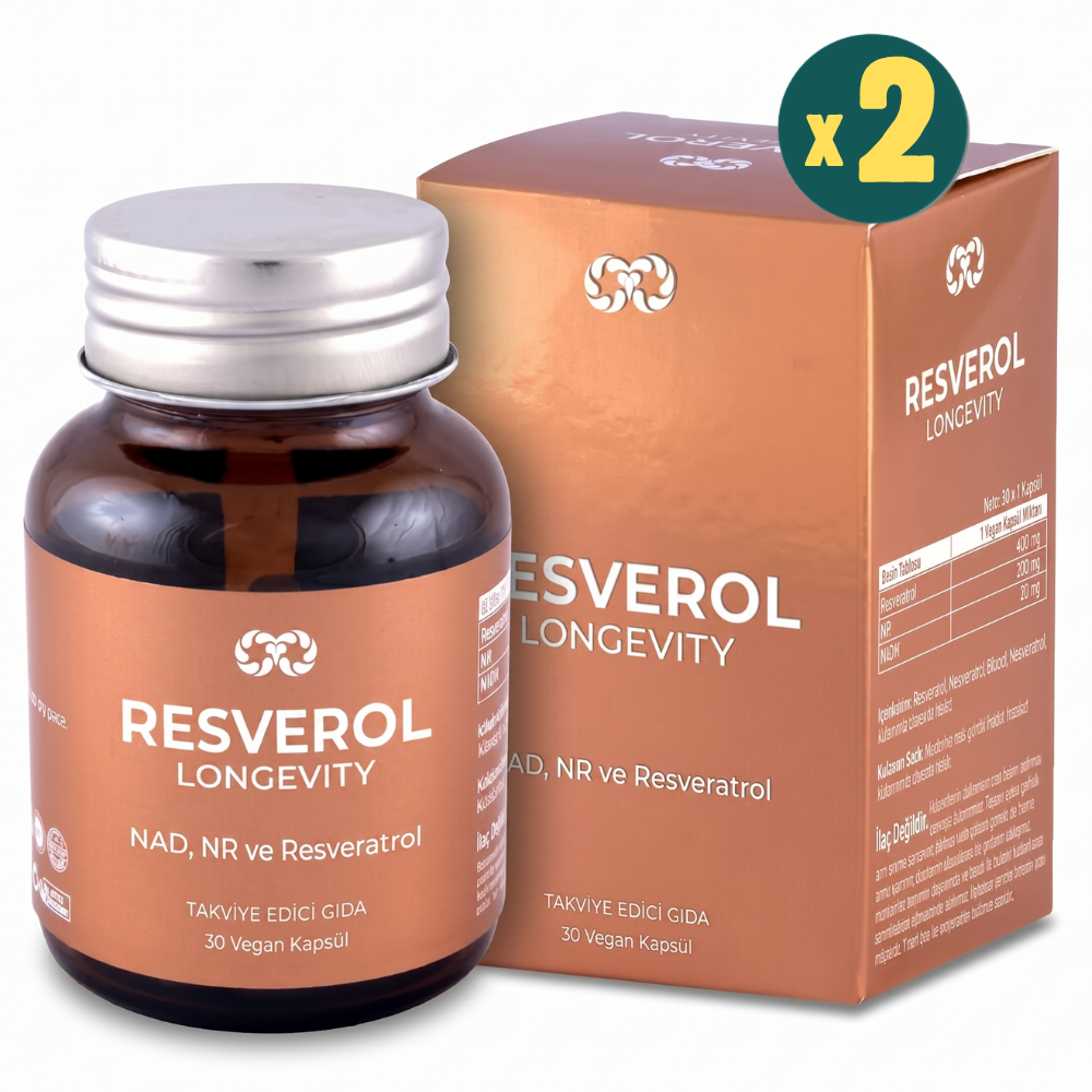 Resverol Longevity Nad 30 Kapsül 2 Adet Fiyatları - Modern Eczane