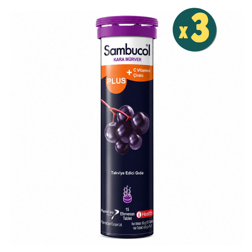 Sambucol Plus Efervesan 15 Tablet 3 Adet Fiyatları - Modern Eczane