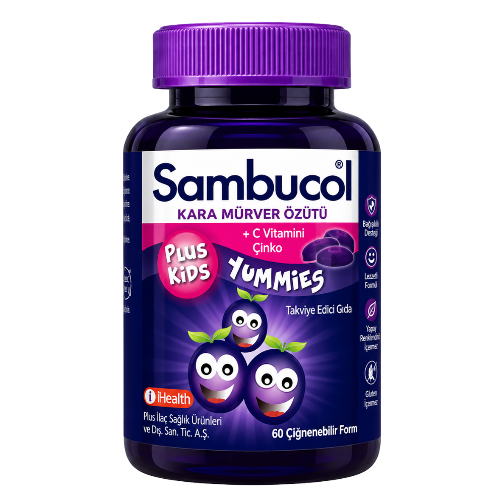 Sambucol Plus Kids Yummies 60 Çiğneme Tableti Fiyatları - Modern Eczane