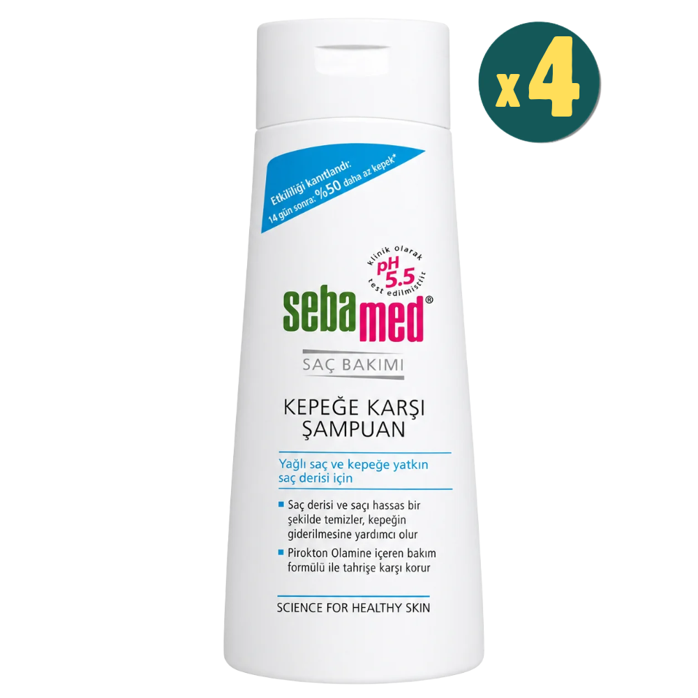 Sebamed Kepek Önleyici Şampuan 200 ml 4 Adet Fiyatları - Modern Eczane